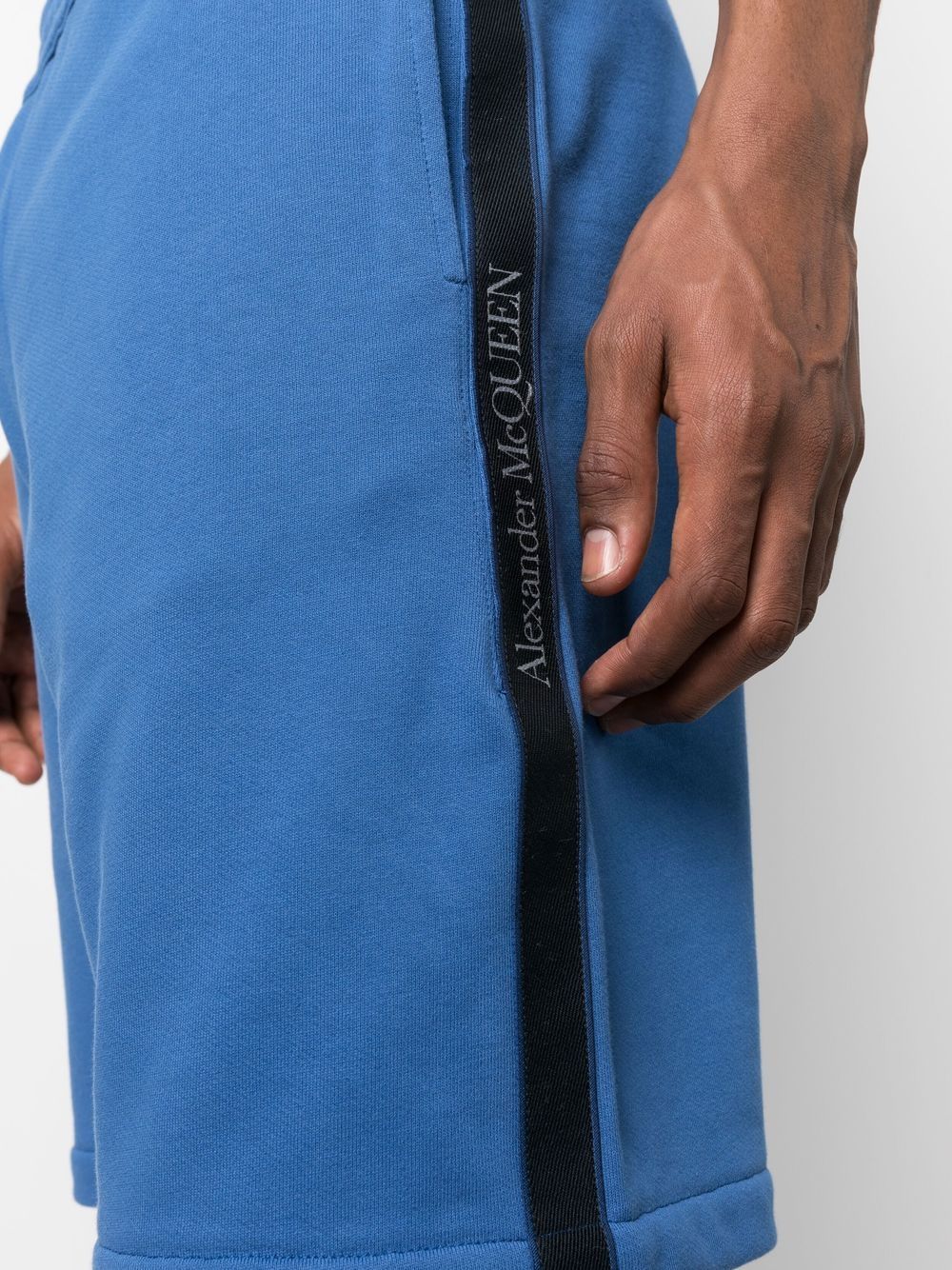 Alexander McQueen Shorts Blau