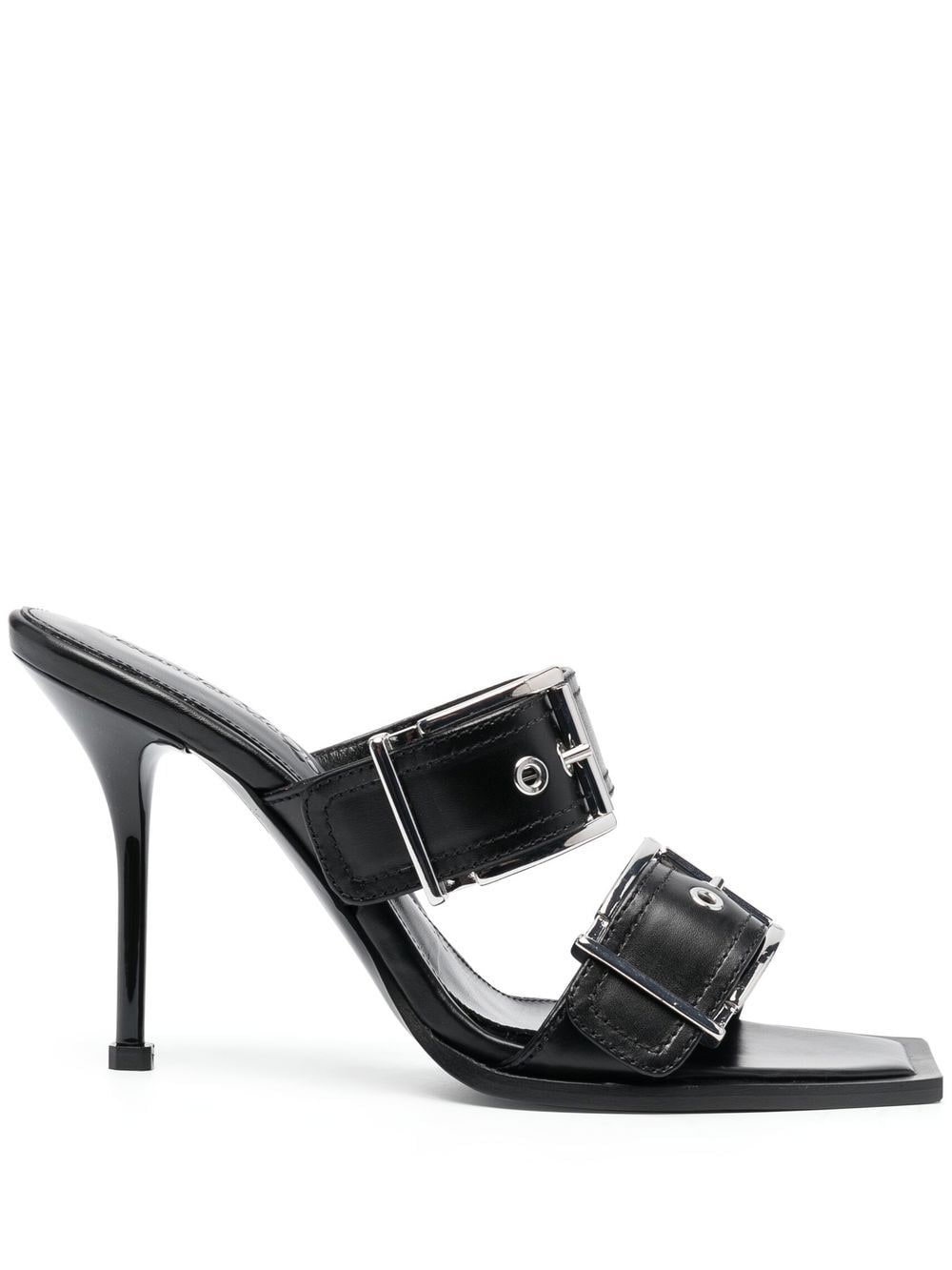 Alexander McQueen Sandalen Schwarz