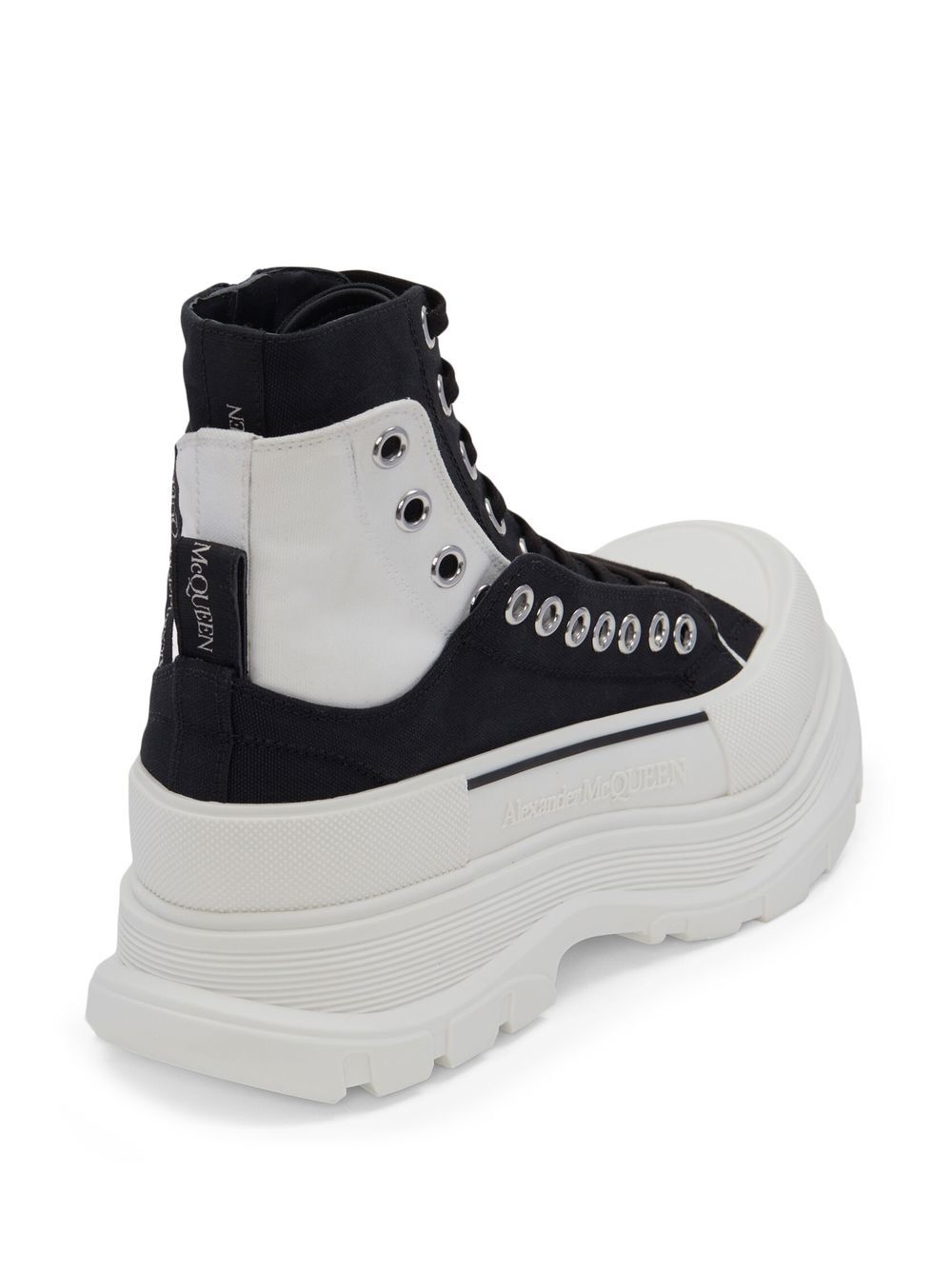 Alexander McQueen Stiefel Schwarz