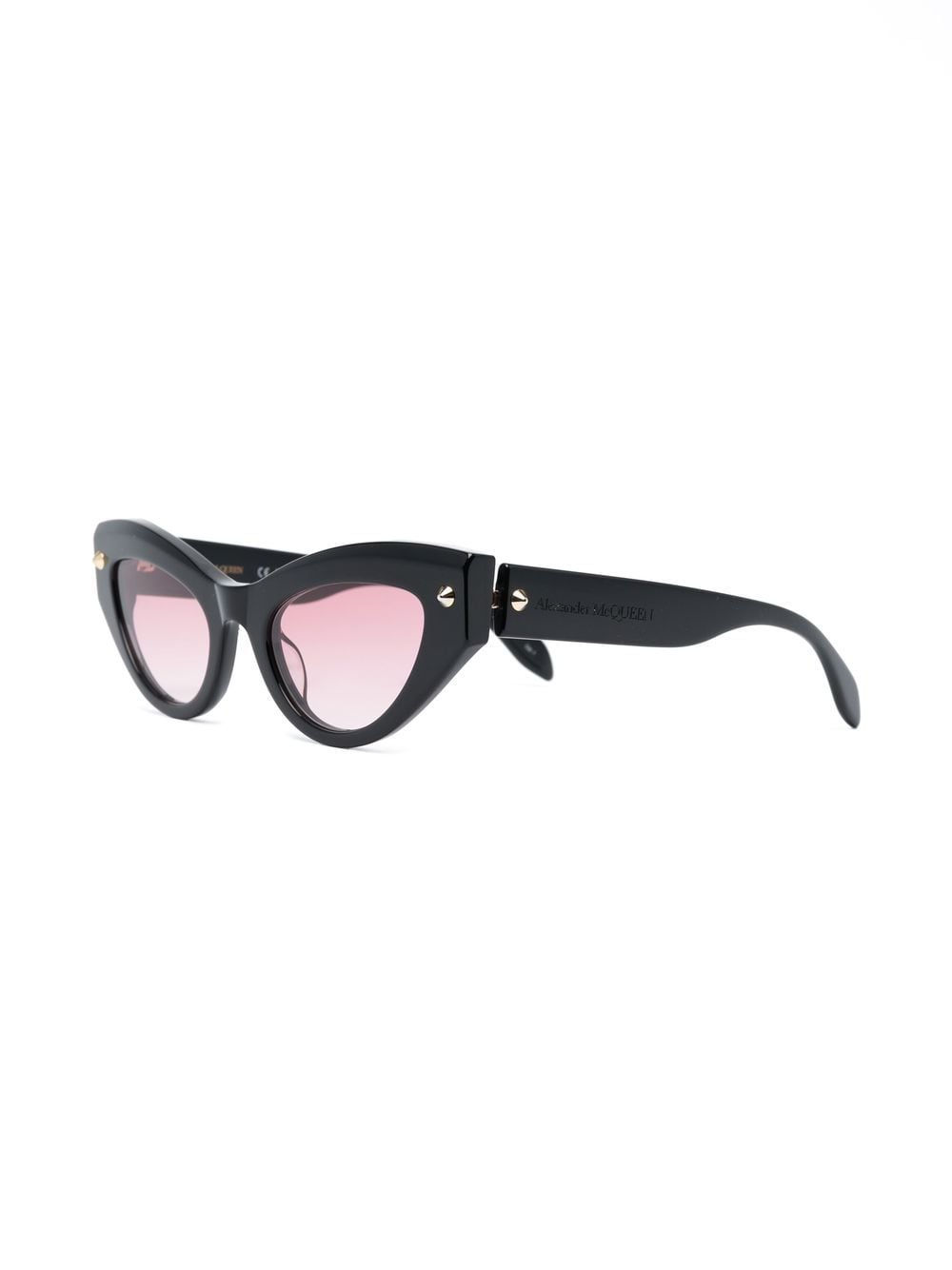 Alexander McQueen Sonnenbrille Schwarz