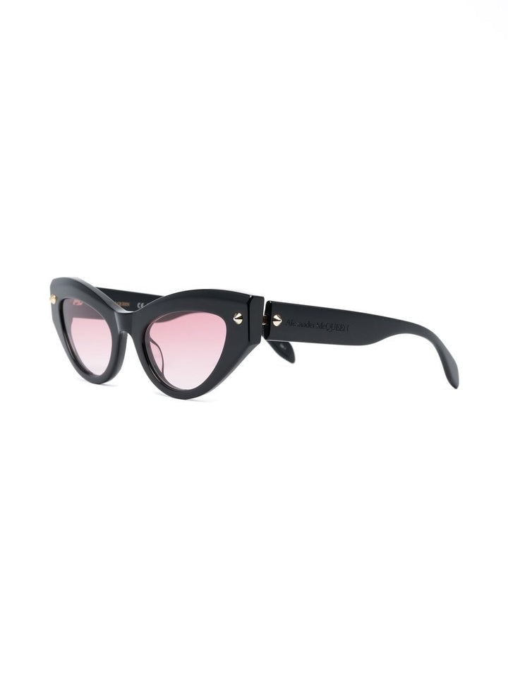 Alexander McQueen Sonnenbrille Schwarz