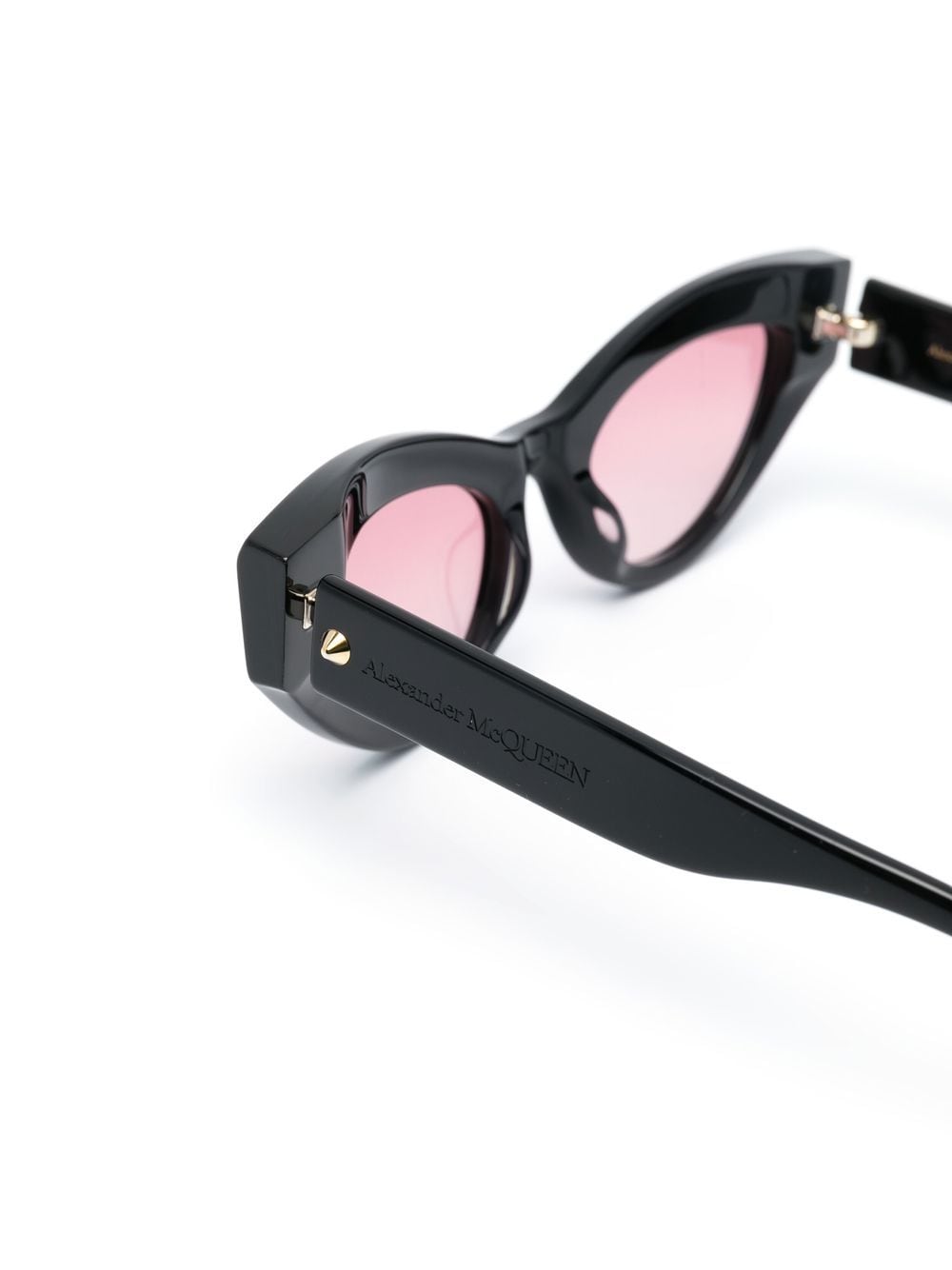 Alexander McQueen Sonnenbrille Schwarz