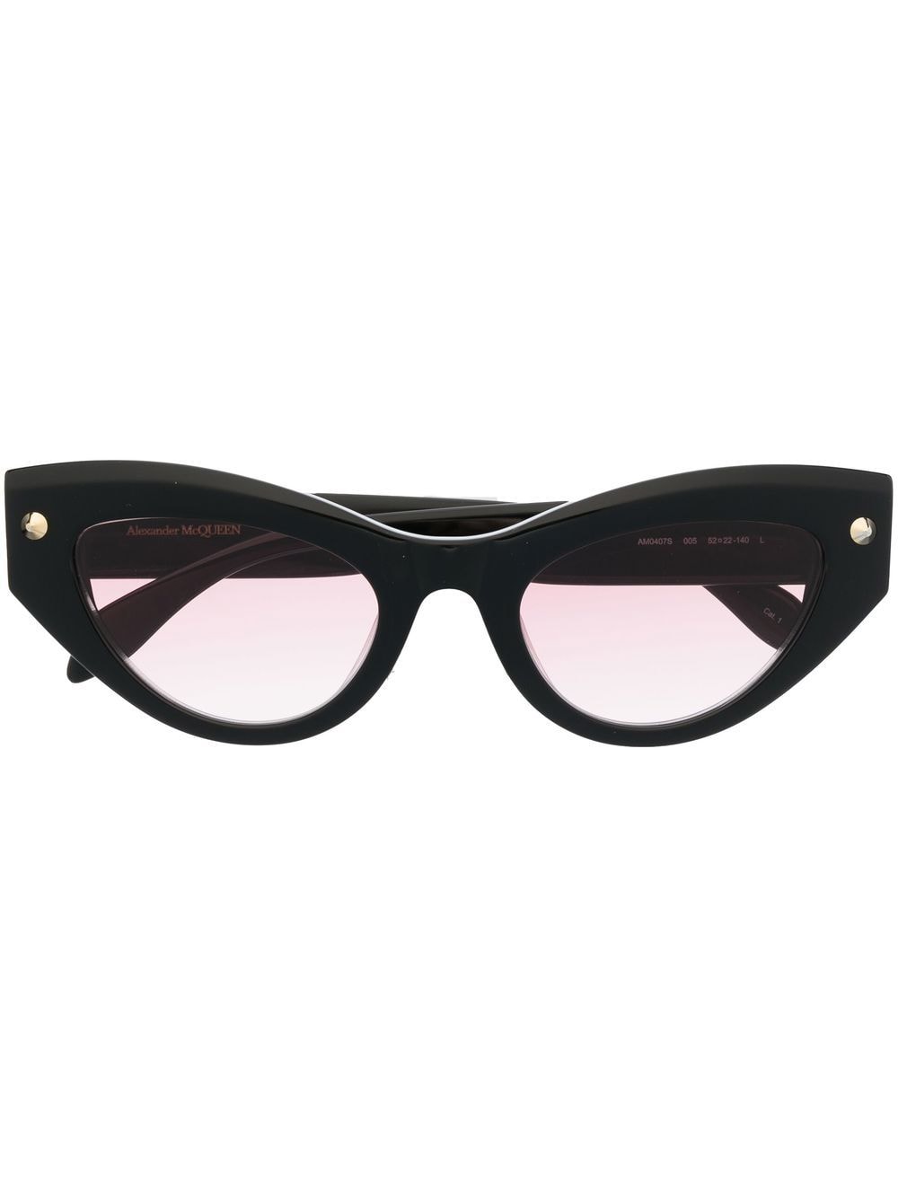 Alexander McQueen Sonnenbrille Schwarz