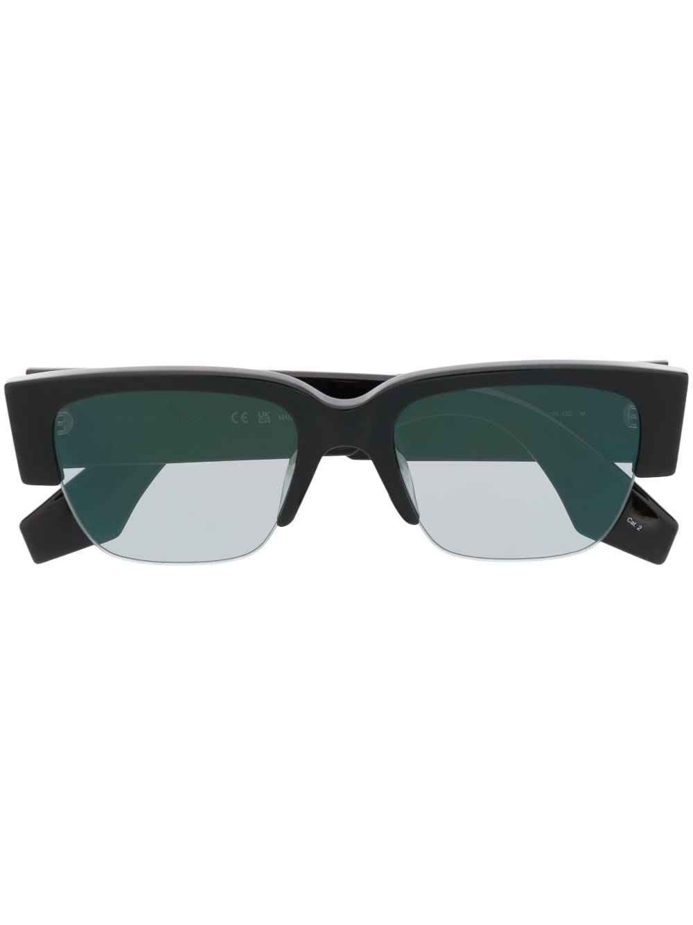 Alexander McQueen Sonnenbrille Schwarz