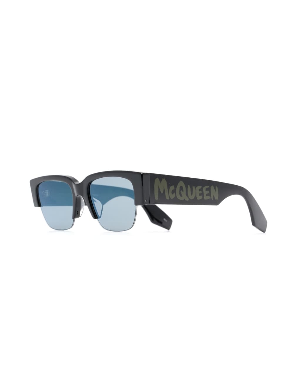 Alexander McQueen Sonnenbrille Schwarz