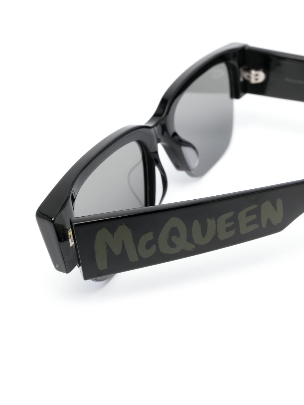 Alexander McQueen Sonnenbrille Schwarz