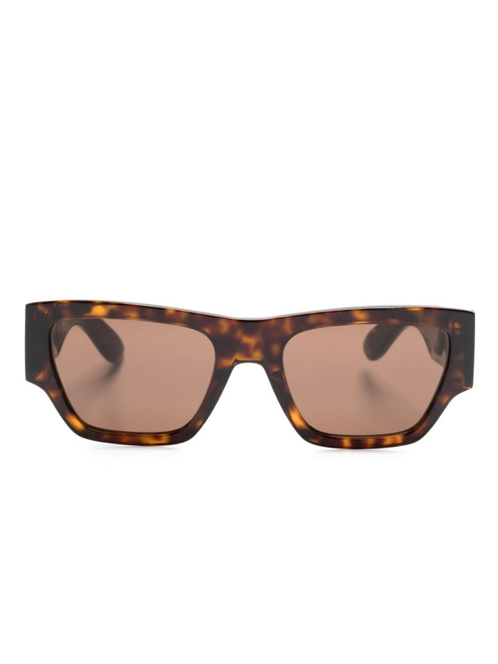 Alexander McQueen Sonnenbrille Braun
