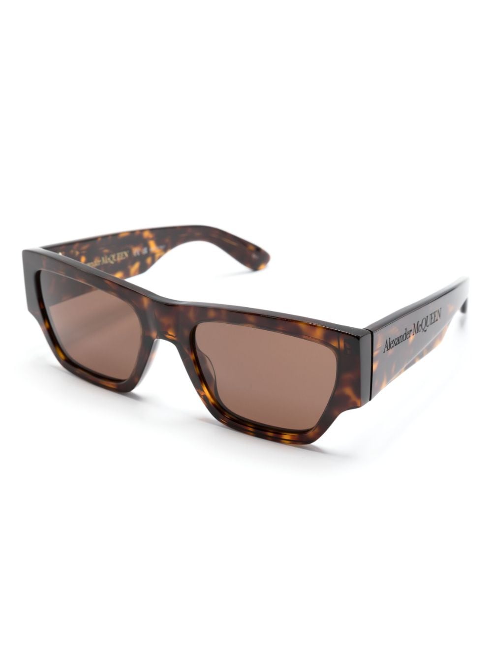 Alexander McQueen Sonnenbrille Braun