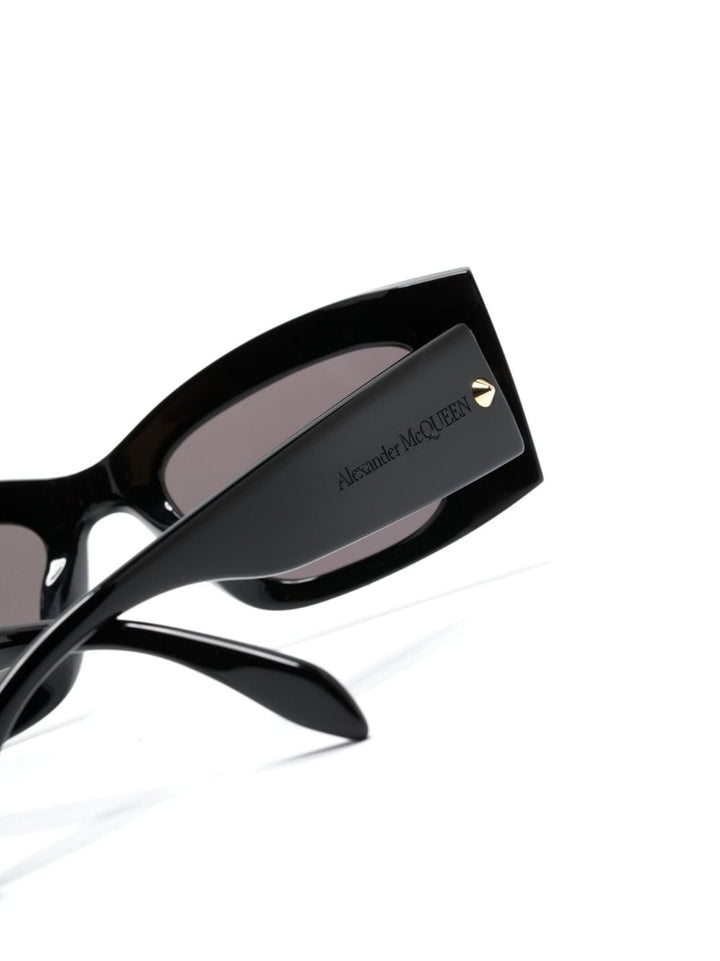 Alexander McQueen Sonnenbrille Schwarz