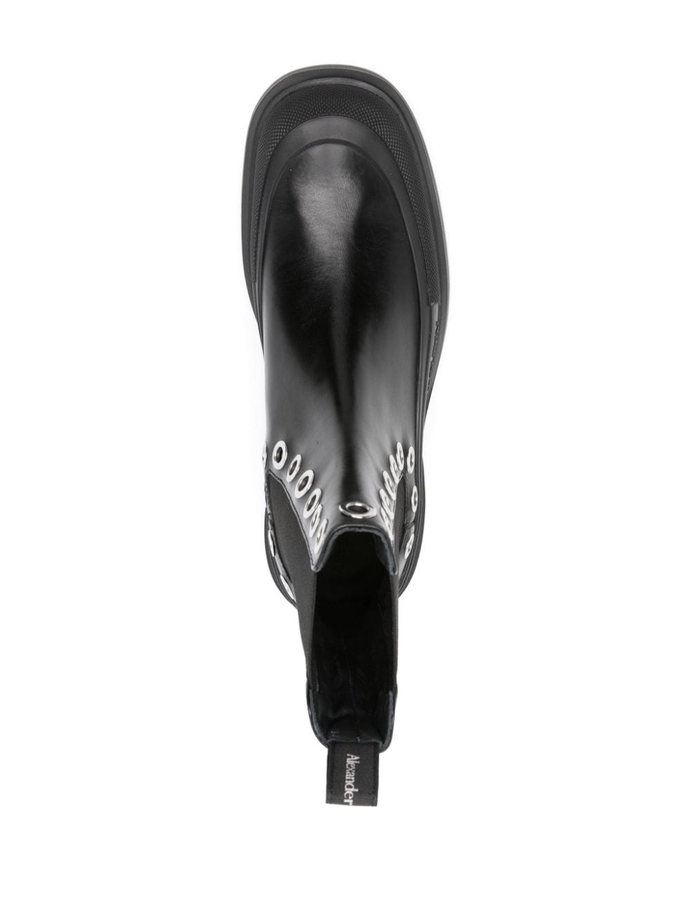 Alexander McQueen Stiefel Schwarz