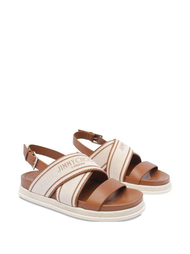 Jimmy Choo Sandals Leather Brown