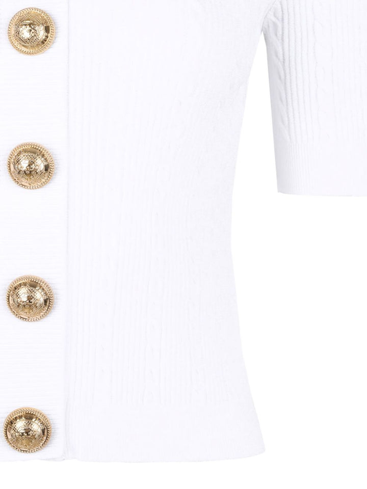 Balmain Sweaters White