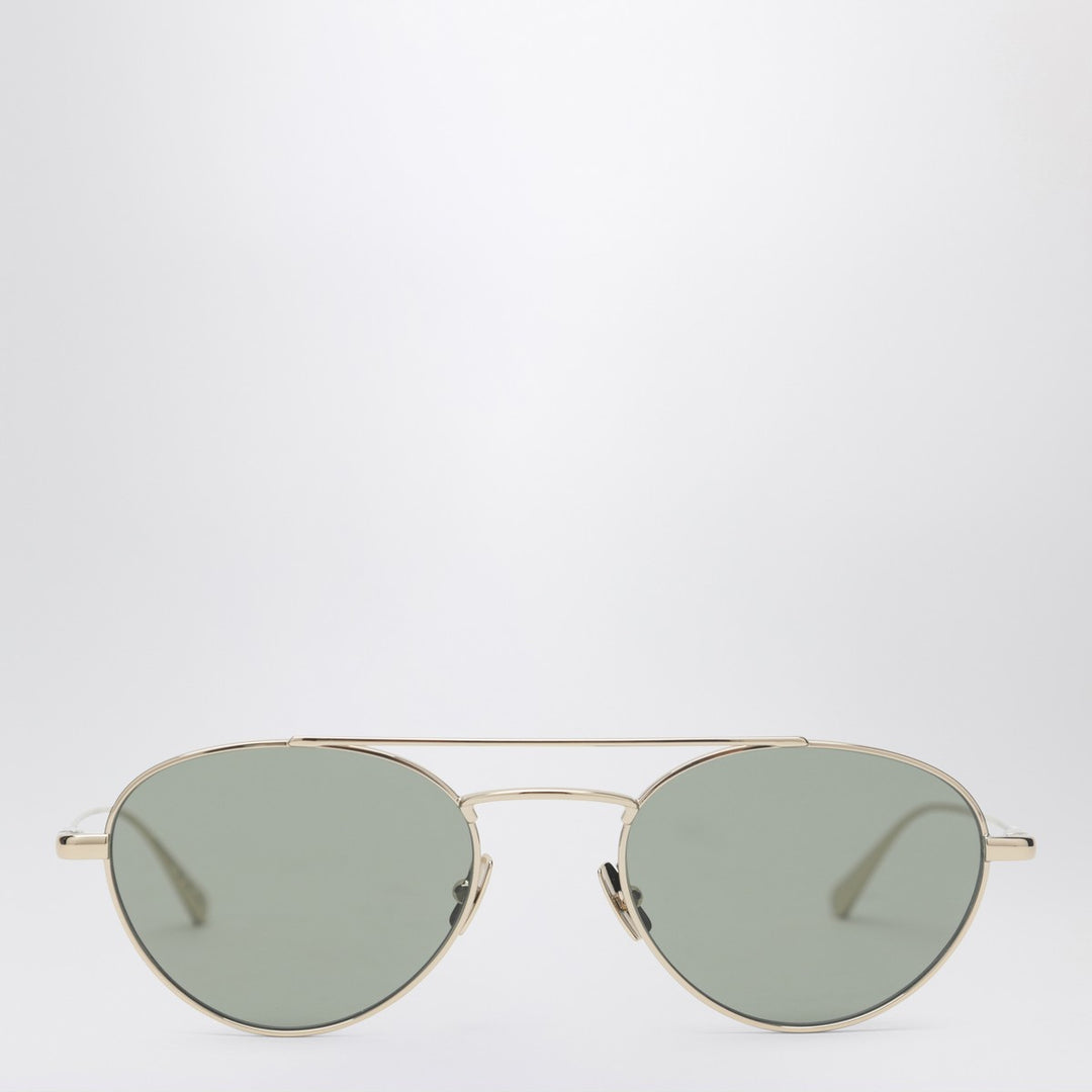 Saint Laurent SL 97 gold/green sunglasses