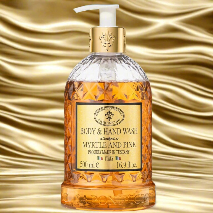 Saponificio Artigianale Fiorentino Body and Hand Wash w/ Soap Bundles Body & Hand Wash Myrtle & Pine Body & Hand Wash Myrtle & Pine Brand