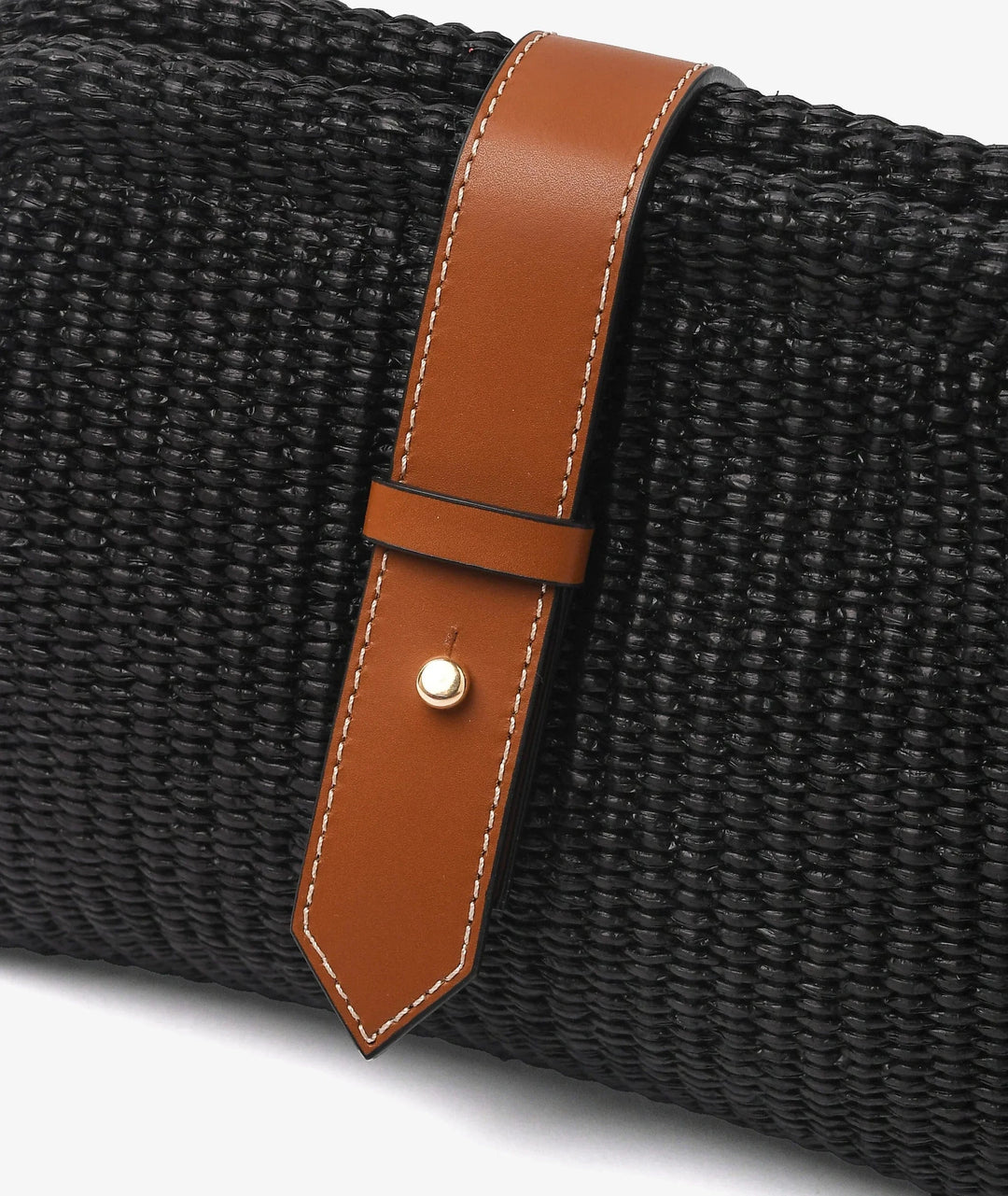 My Style Bags Handbags My Style Bags Francy Handbag - Black Straw My Style Bags Personalised Francy Handbag - Black Straw Brand