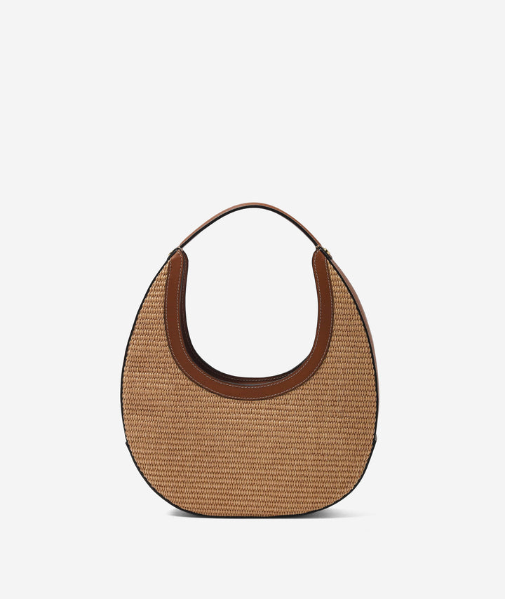 My Style Bags Handbags My Style Bags Moon Handbag - Straw My Style Bags Personalised Moon Handbag - Straw Brand