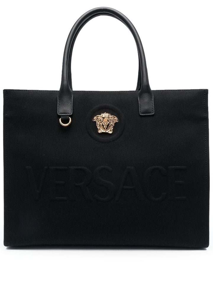 Versace Shopper UNI Versace Black Canvas Medusa Bag Versace Black Canvas Medusa Bag Brand