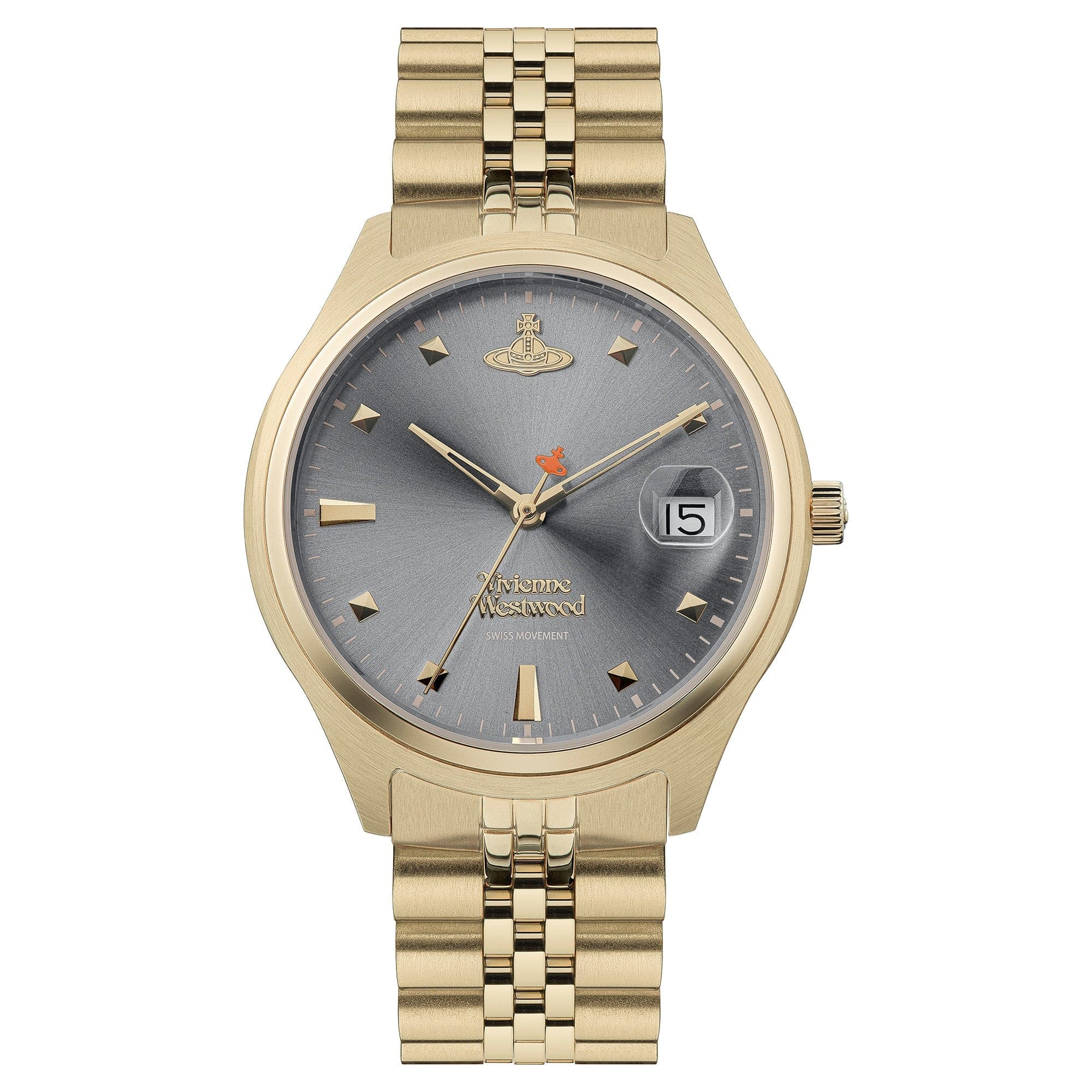 Vivienne Westwood Camberwell Watch Grey Gold Stainless Steel