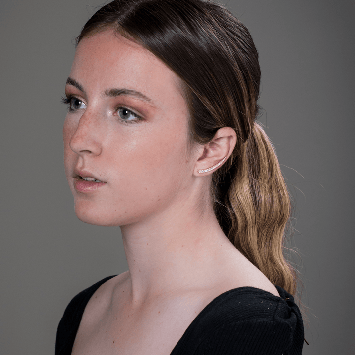 Georgini Earring Georgini Summer Sorbet Vanilla Vine Earrings Large Rose Gold Brand