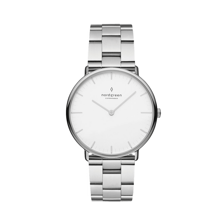 Nordgreen Watch Nordgreen Women's Native 32mm Silver Luxury Dress Watch Brand