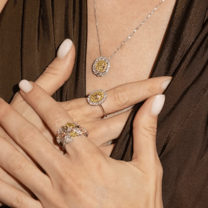 Collection: Yellow Diamond Rings