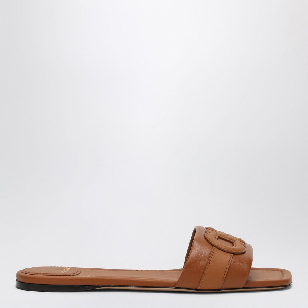 Apparel &amp; Accessories 5,5 US Ferragamo - Gancini slide in cognac leather Brand