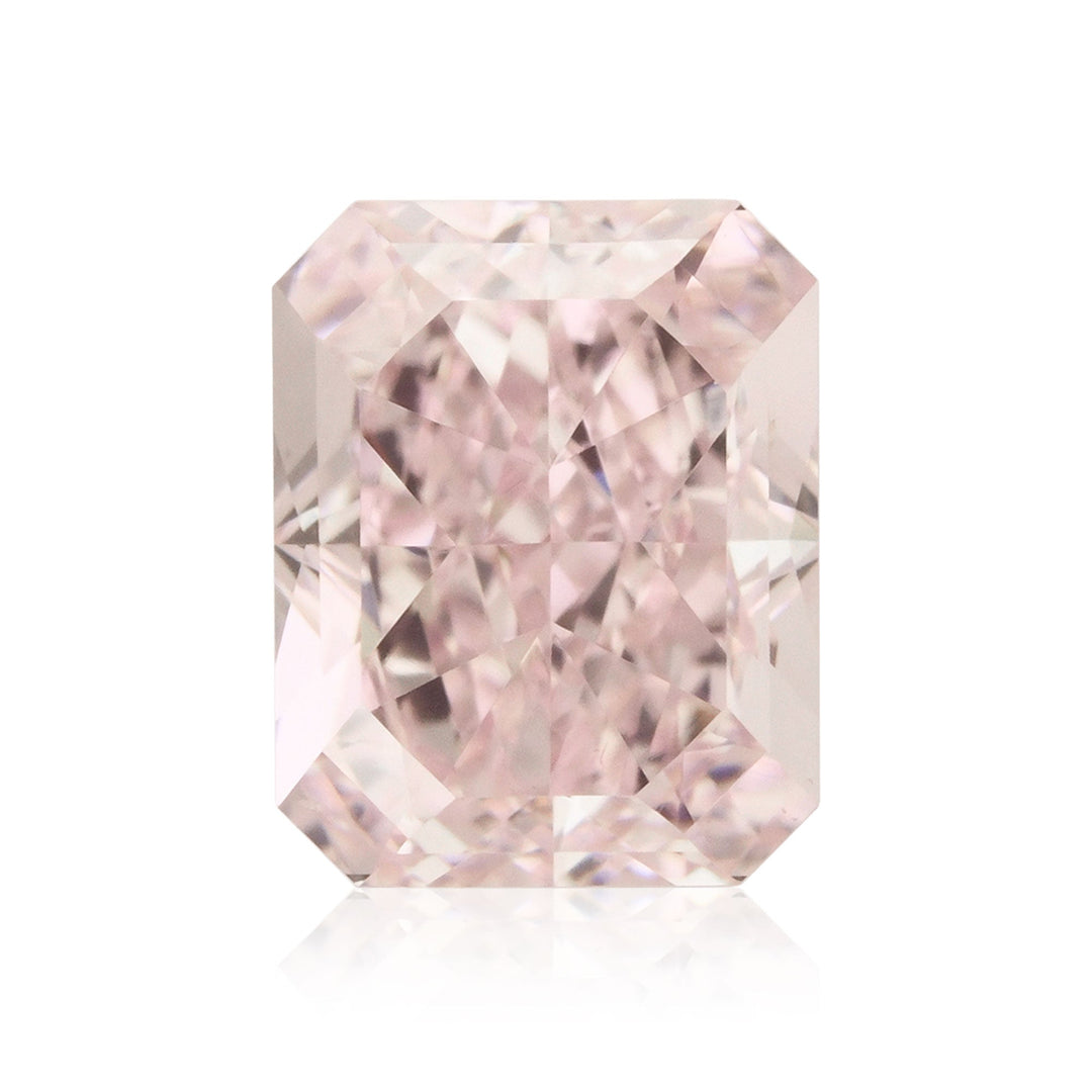 1.00 Carat Fancy Light Pink Radiant Diamond VS2 GIA