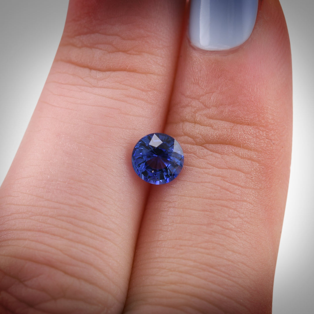 1.13 Carat Blue SRI LANKAN Round Sapphire