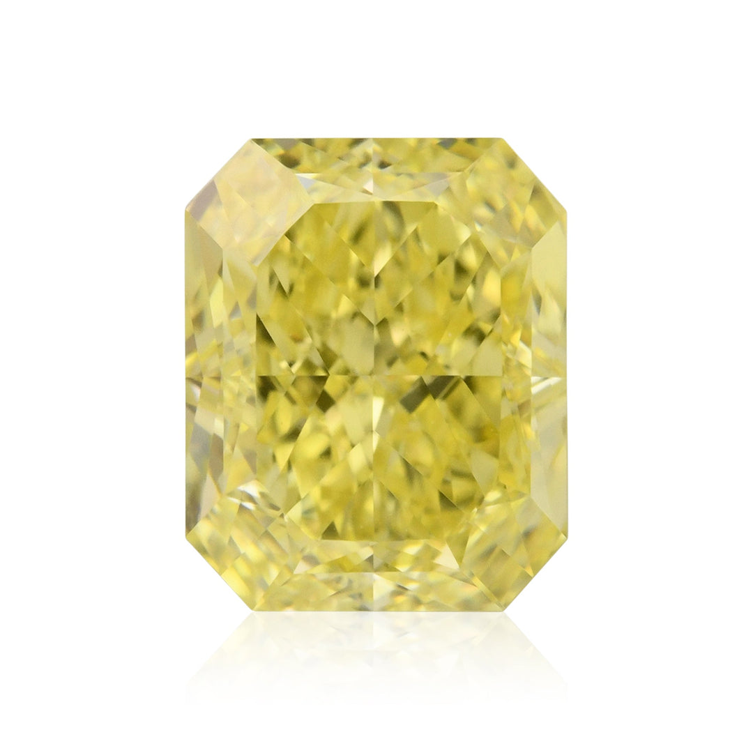 1.15 Carat Fancy Intense Yellow Radiant Diamond FL GIA