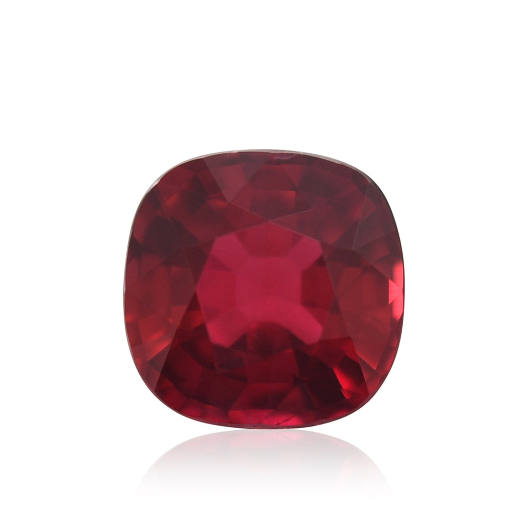 1.25 Carat Red MOZAMBIQUE Cushion Ruby