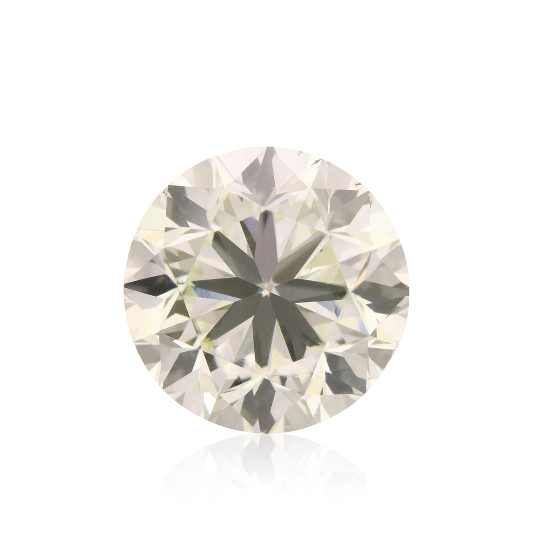 1.50 Carat Very Light Green Round Diamond SI1 GIA