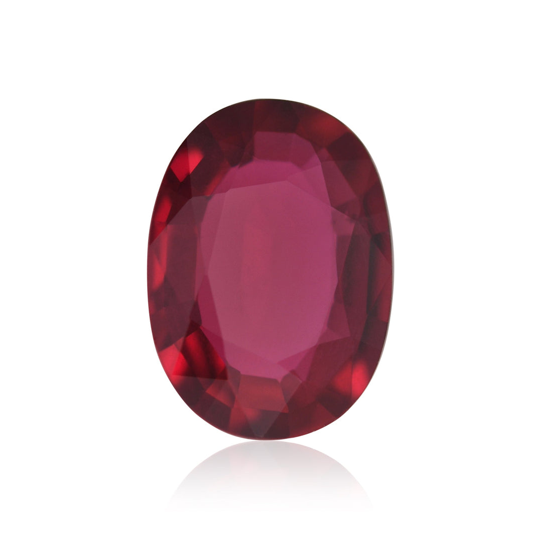 1.52 Carat Red MOZAMBIQUE Oval Ruby