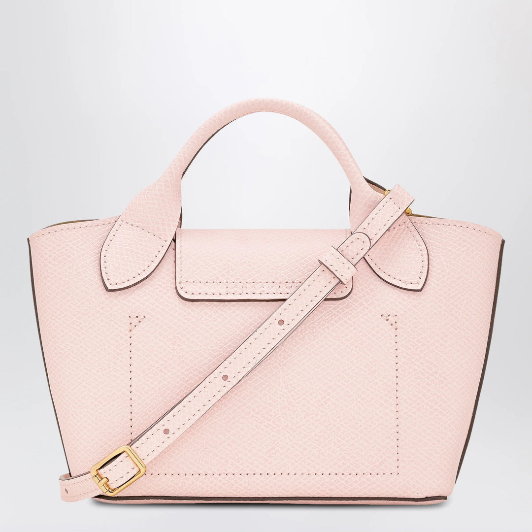 Longchamp - XS Épure shopping bag in bullet rose leather