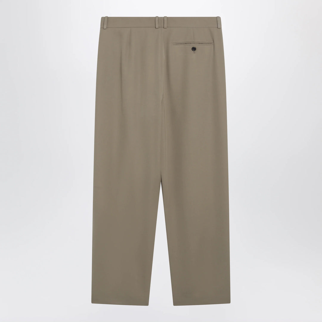 The Row - Gianni tapered wool gabardine trousers in beige