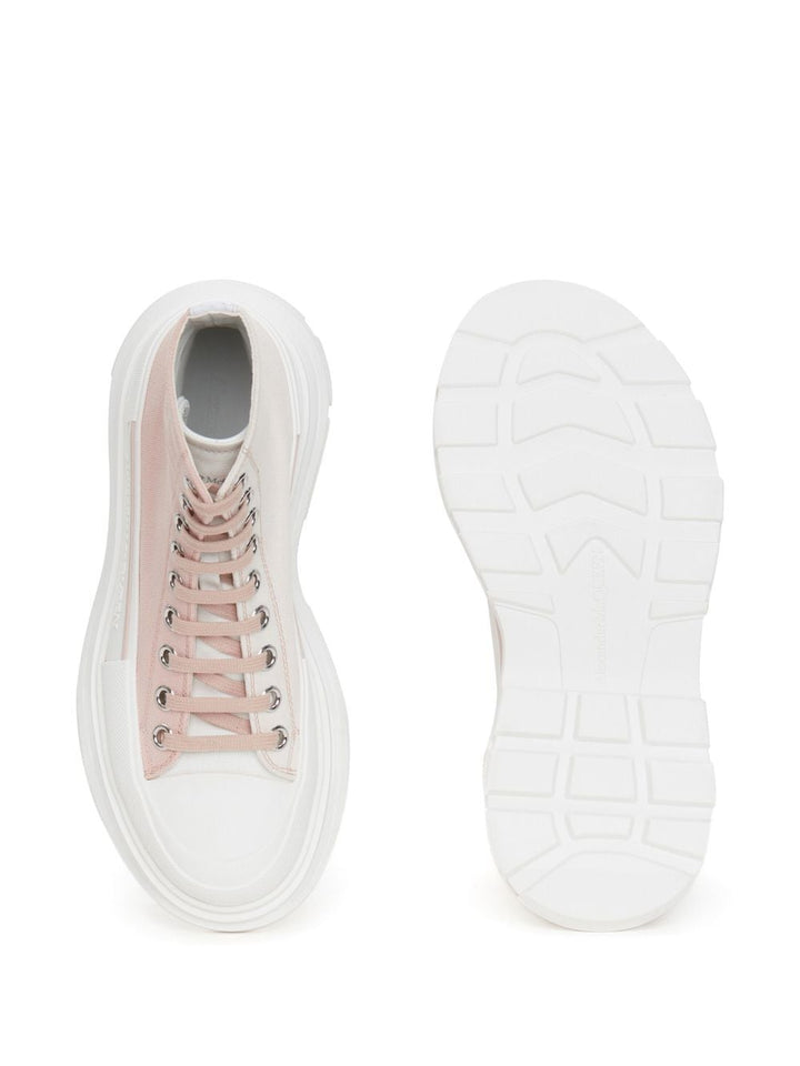 Alexander McQueen Stiefel Rosa