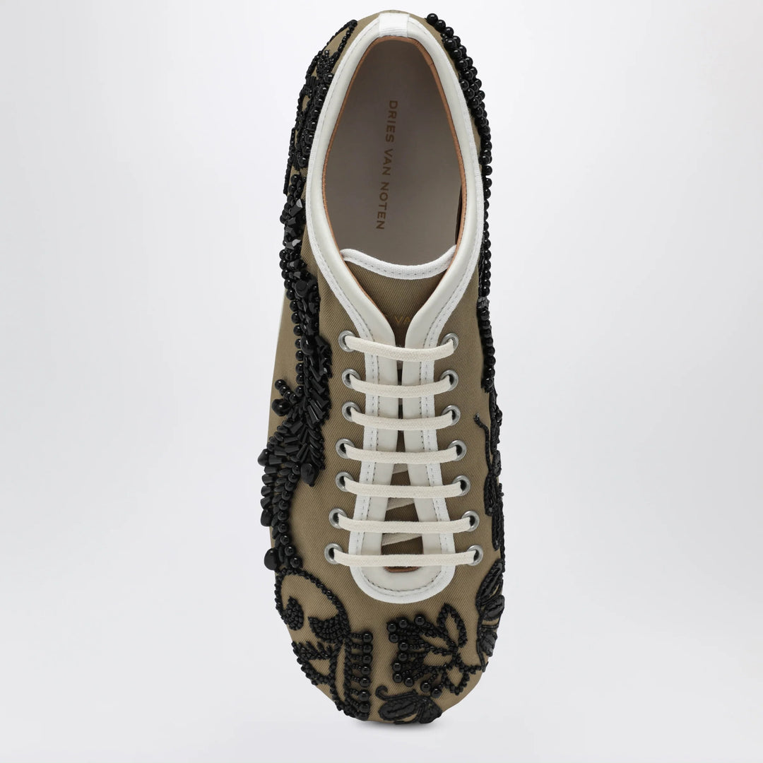 Dries Van Noten - Ballerina sneakers with embroidery