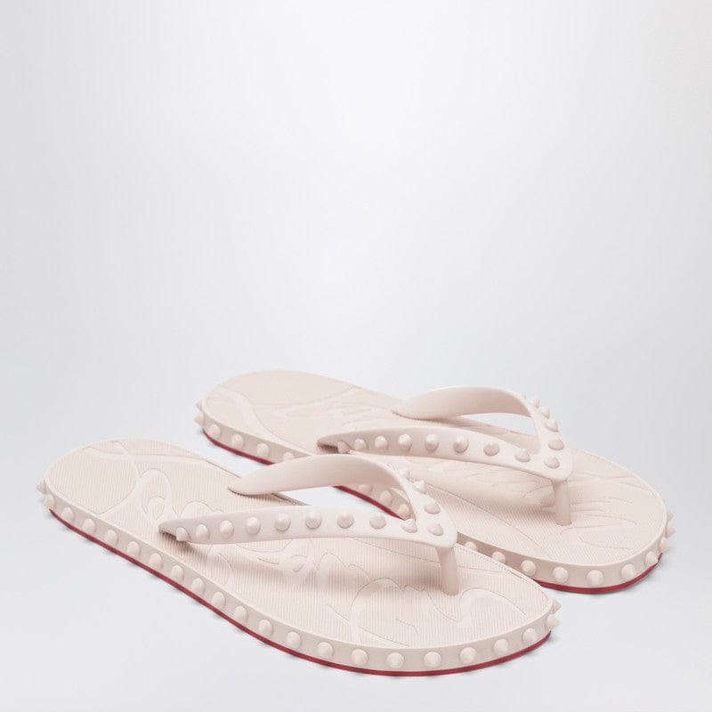 Shoes Christian Louboutin - Super Loubi Flip-Flops milk coloured - 40 IT Brand