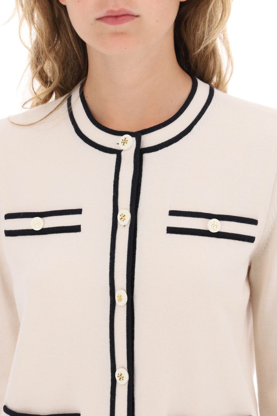 Tory Burch – Kendra – Strickjacke aus Merinowolle