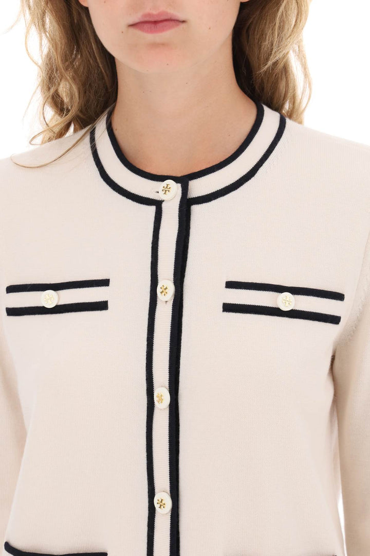 Tory Burch – Kendra – Strickjacke aus Merinowolle