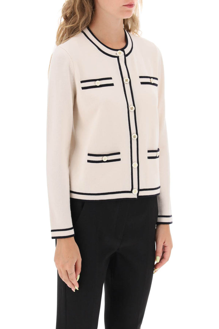 Tory Burch – Kendra – Strickjacke aus Merinowolle