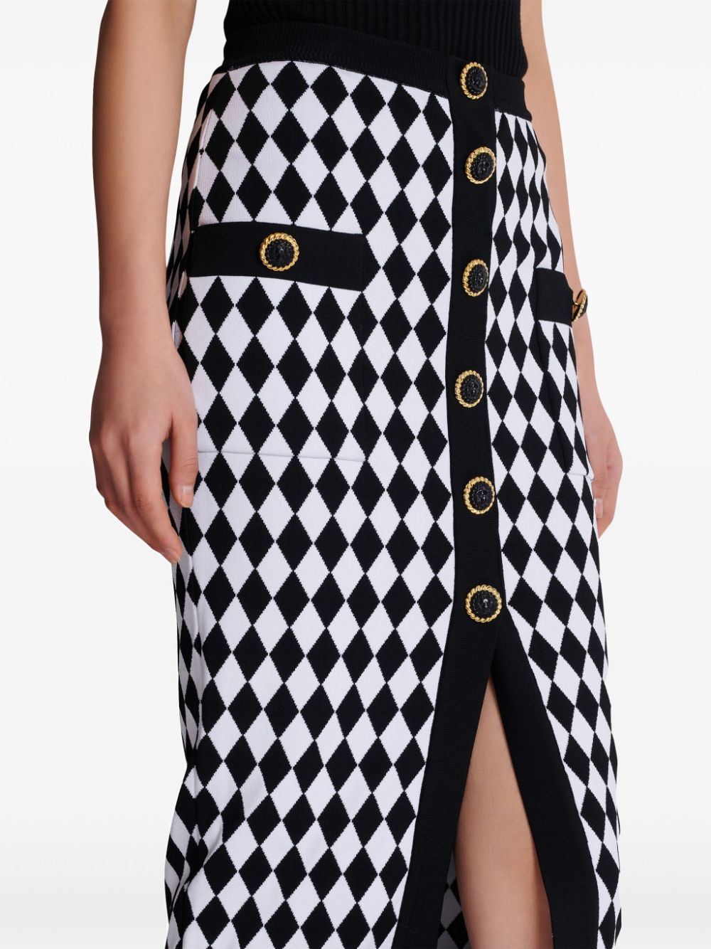 Balmain Röcke Schwarz