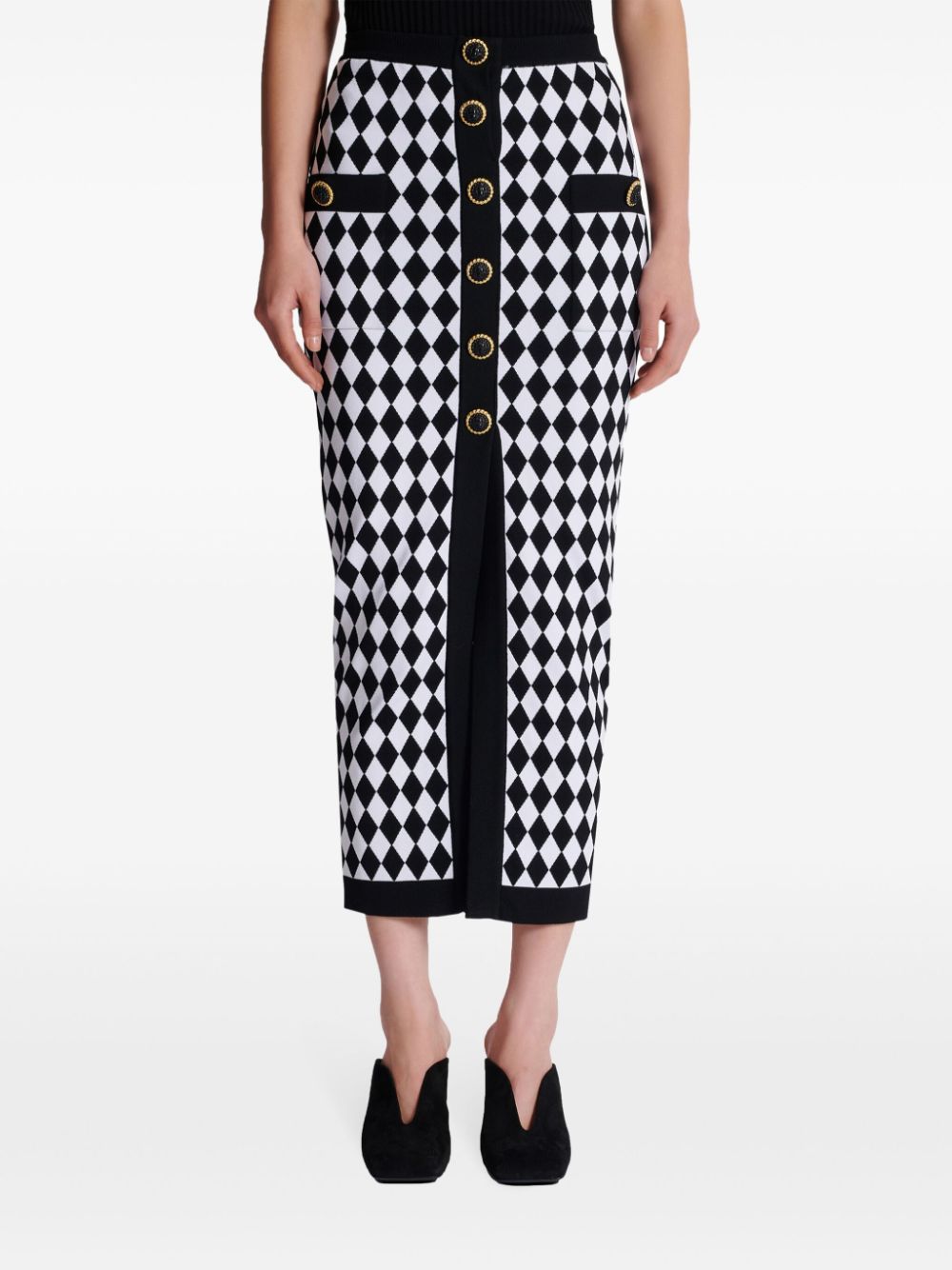 Balmain Röcke Schwarz