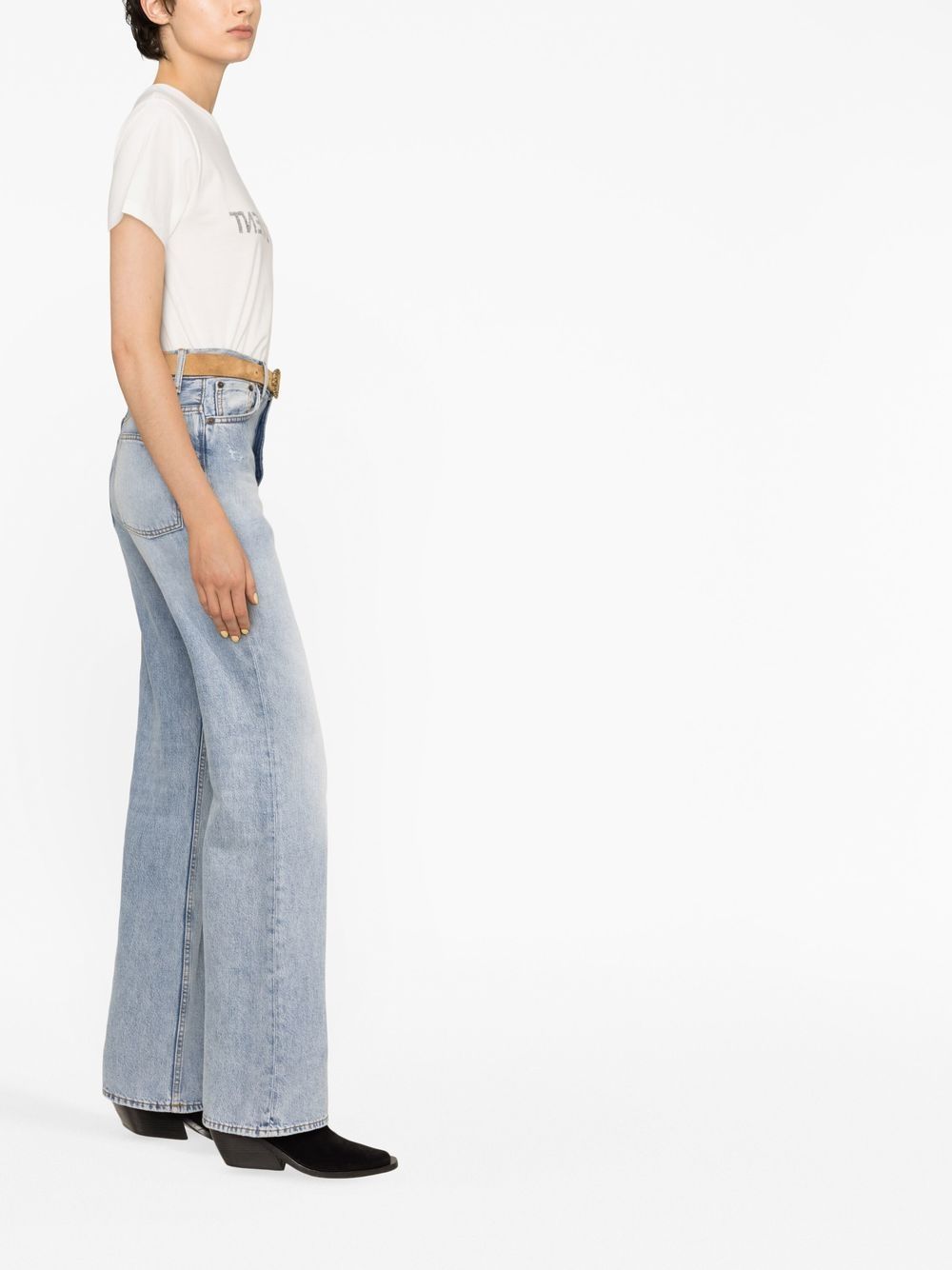 Saint Laurent T-Shirts und Polos Weiß