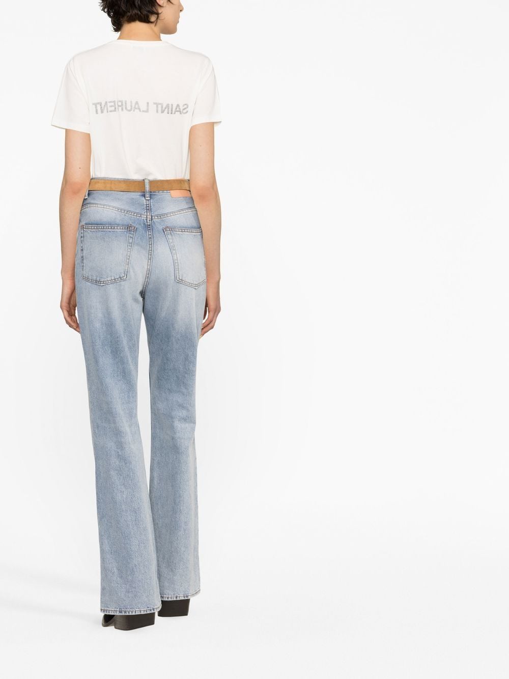 Saint Laurent T-Shirts und Polos Weiß
