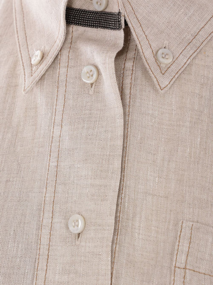 Brunello Cucinelli Kleider Beige
