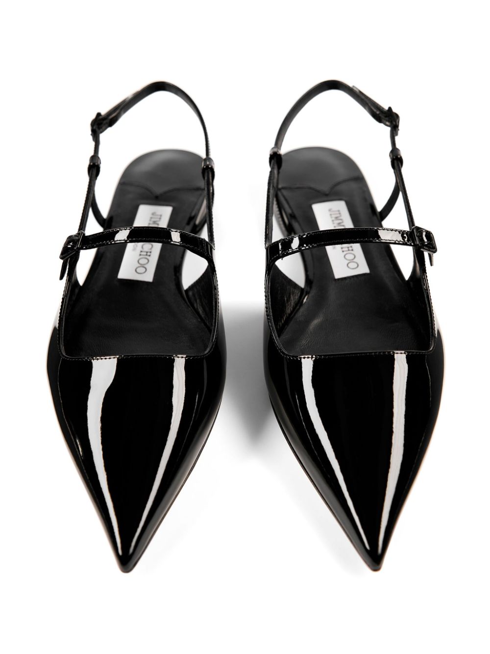 Jimmy Choo Flache Schuhe Schwarz