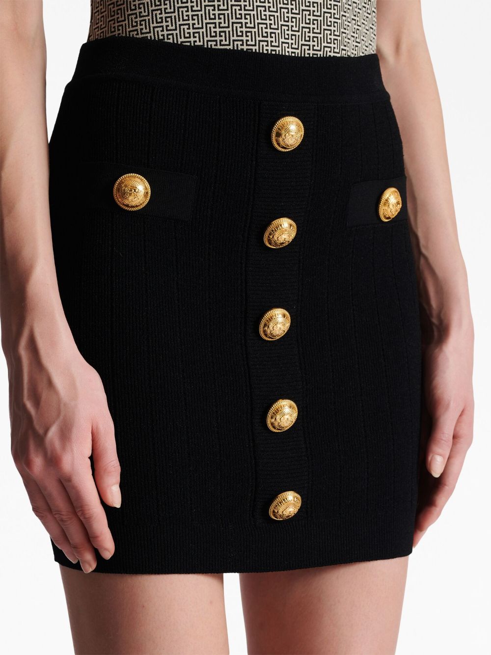 Balmain Röcke Schwarz