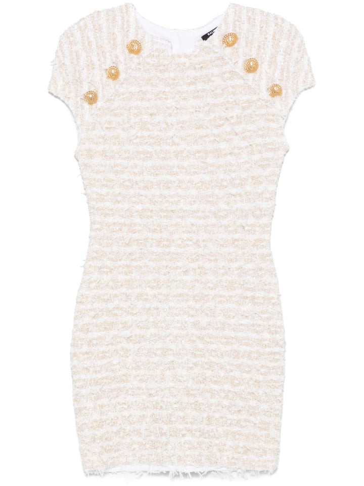 Balmain Kleider Weiß