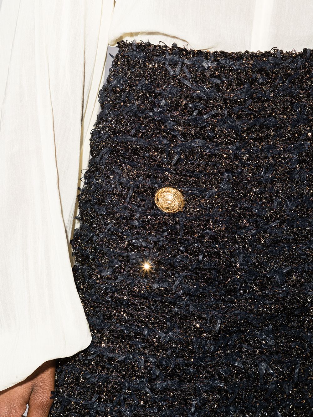 Balmain Röcke Schwarz