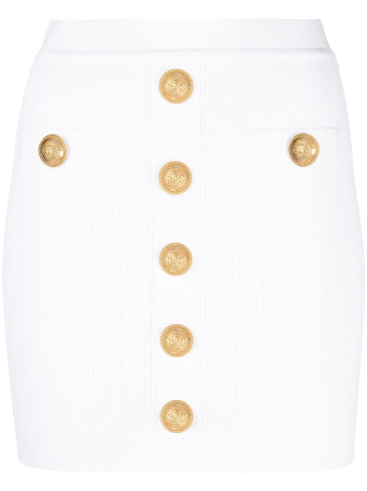 Balmain Röcke Weiß